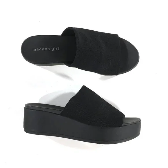 Madden Girl Shoes Madden Girl Shelbie Wedge Sandals Womens